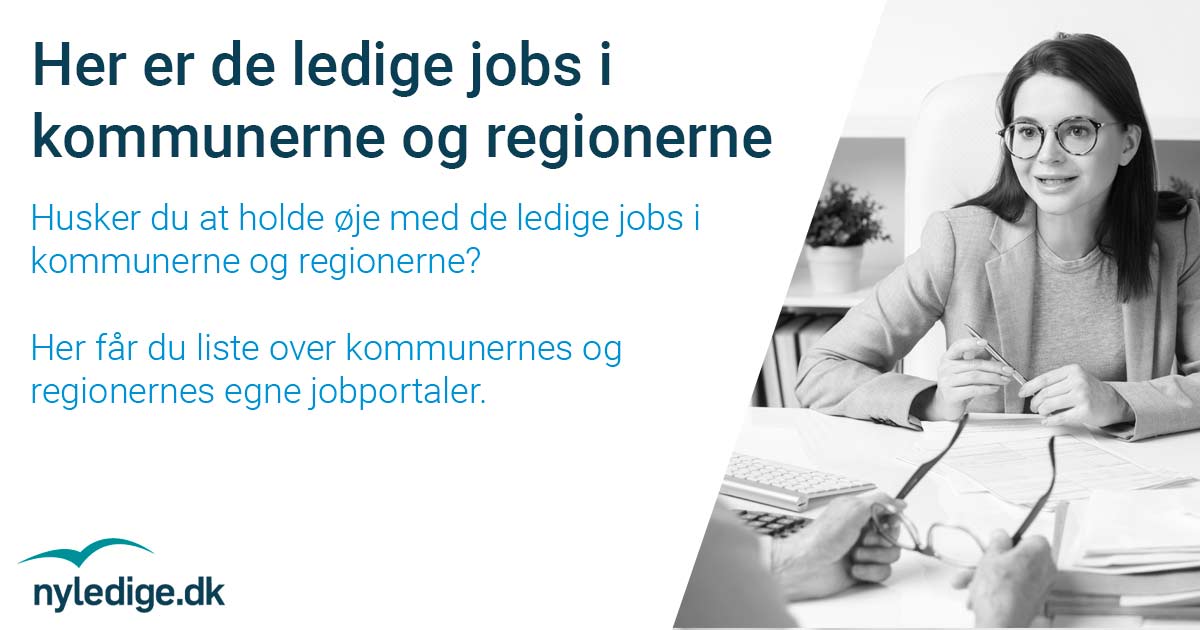 Her er de ledige jobs i kommunerne regionerne